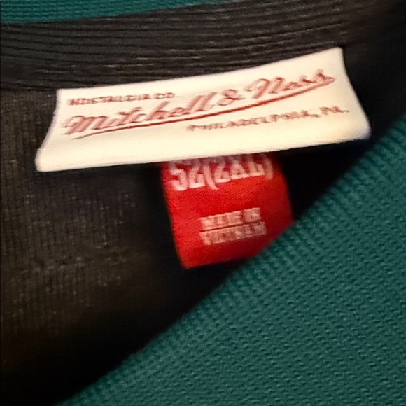Mitchell & Ness Teal and Black Jersey - Picture 2 of 5